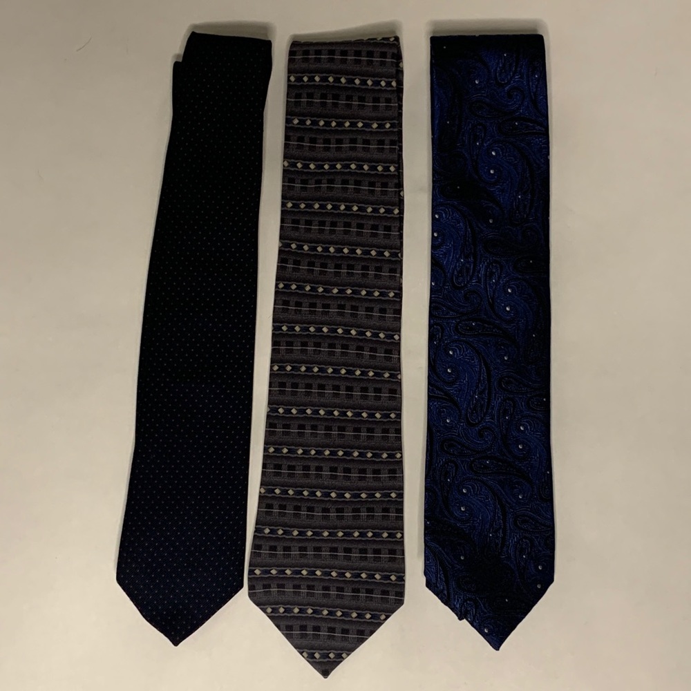 Blue Tie Bundle x3
